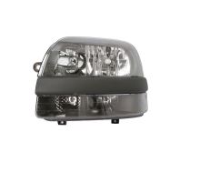 Scheinwerfer vorne Fiat Doblo 2000-05 links H7+H1+H1 mit Nebelscheinwerfer, mit Stellmotor