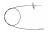 Handbremsseil Seilzug Ford Transit 2000-2006 mittel, 1534 mm
