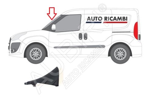 Zierleiste an der A-Säule links Fiat Doblo 2010-2022 unten