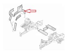 Innenkotflügelblech Fiat Ducato, Jumper, Boxer ab 2014 links (1)