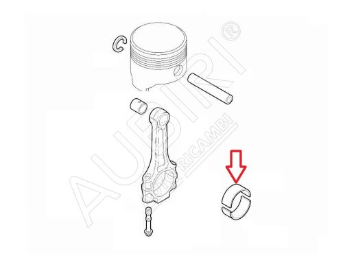 Pleuellager Fiat Doblo 2010-2015, Ducato ab 2011 2.0/2.2D 1,535-1,539 Gelb