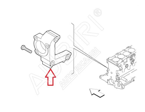 Halter für Antriebswellenlager Fiat Ducato ab 2021 2.2D - M35