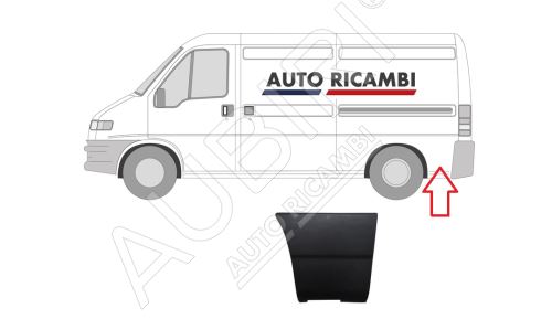 Rammschutzleiste Fiat Ducato 2002-2006 links, hinter dem Hinterrad