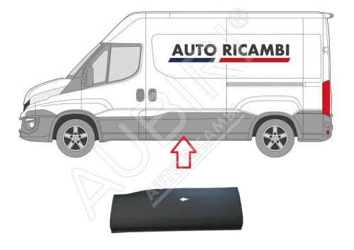 Rammschutzleiste Iveco Daily ab 2014 links, Mittelteil (3520/4100)