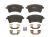 Bremsbeläge Renault Kangoo 2008-2021 vorne, lang, 15/16" Räder, mit Zubehör