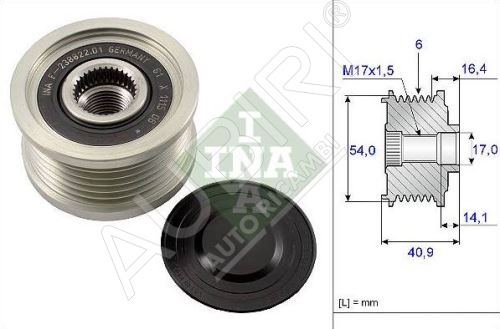 Lichtmaschinenfreilauf (Riemenscheibe) Fiat Ducato 2011/14 Doblo 2010 1.6/2.0 JTD