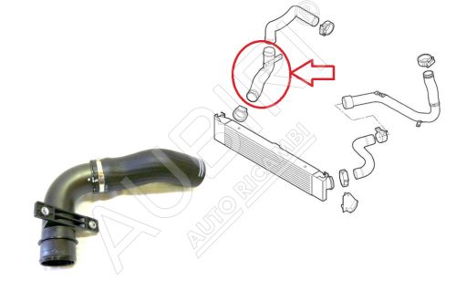 Ladeluftschlauch Peugeot Boxer, Jumper ab 2006 3.0 vom Ladeluftkü. zur Drosselkl.