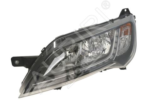 Scheinwerfer vorne Fiat Ducato ab 2014 links schwarzer Rahmen H7+H7, LED mit Steuergerät