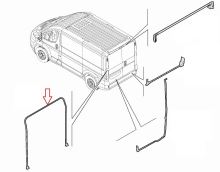 Hecktür Dichtung Fiat Ducato, Jumper, Boxer ab 2006 - H1