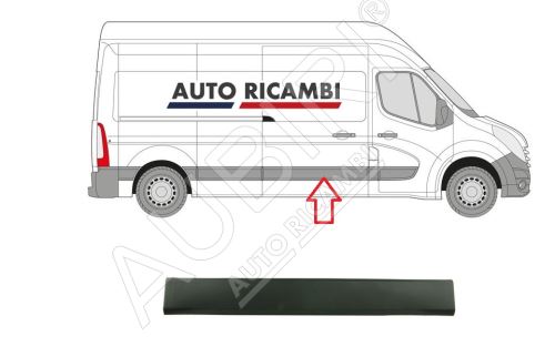 Ra mmschutzleiste Renault Master ab 2010 rechts, Schiebetür 1465 mm