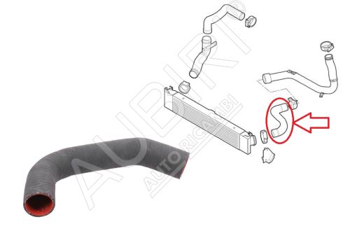 Ladeluftschlauch Fiat Ducato 2006-2016 3.0 vom Turbolader zum Ladeluftkühler