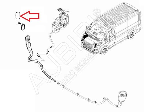 Stoßstangenverkleidung Fiat Ducato, Jumper, Boxer 2018-2021 rechts, Scheinwerferreinigungsanlage