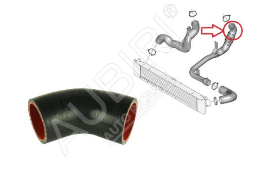 Ladeluftschlauch Citroën Jumper 2011-2016 2.2 vom Turbolader bis zur Drosselkl.