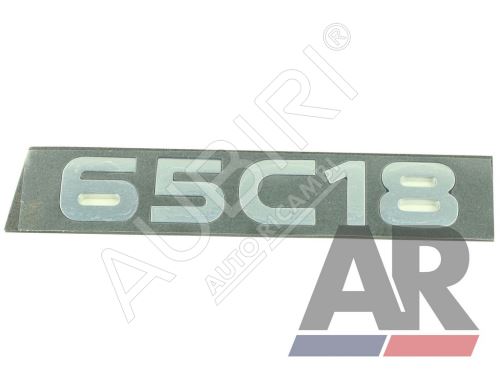 Schriftzug, Emblem Iveco Daily 06 "65C18"