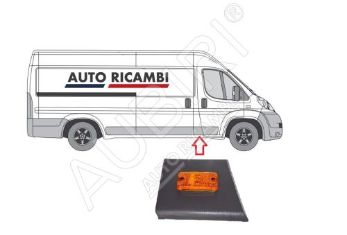 Rammschutzleiste Fiat Ducato ab 2006 rechts, hinter der Haustür, B-Säule - Maxi