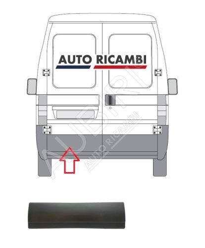 Rammschutzleiste Fiat Ducato 2002-2006 Hecktür, links