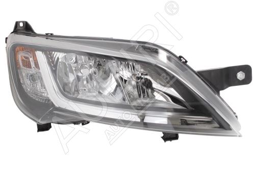 Scheinwerfer vorne Fiat Ducato ab 2014 rechts H7+H7 schwarzer Rahmen ohne LED