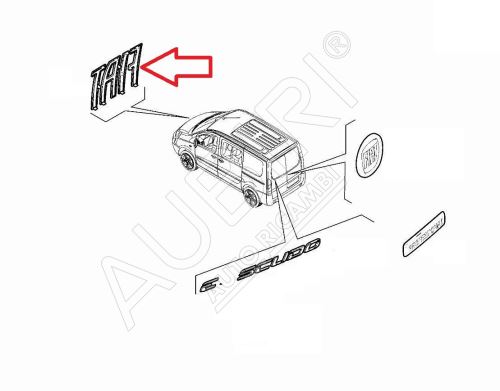 Schriftzug, Emblem “FIAT“ Fiat Scudo ab 2022 vorne