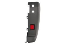 Stossstange hinten Fiat Ducato ab 2014 rechte Ecke 180, Schwarz