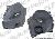 Stossstange vorne Fiat Ducato, Jumper, Boxer 2014-2021 rechts Maxi, dunkelgrau