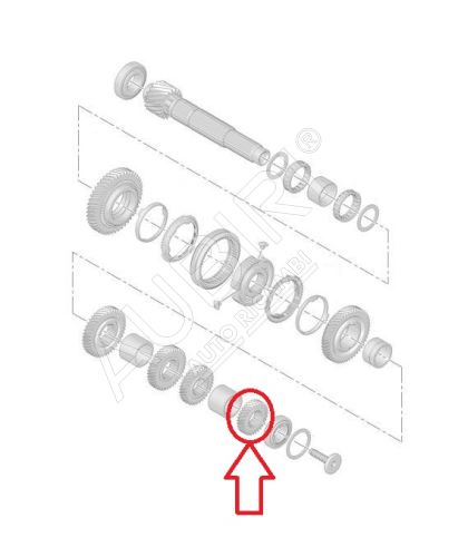 Getriebezahnrad 6.Gang Citroën Berlingo, Partner ab 2008, 31 Zähne