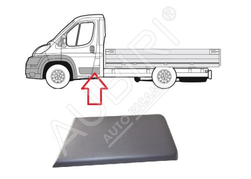 Rammschutzleiste Fiat Ducato ab 2006 links, hinter der Haustür, B-Säule, Flachbett