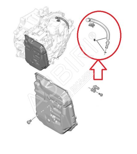 Entlüftungsventil für Automatikgetriebe Citroën Berlingo, Peugeot Partner