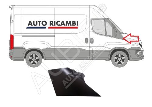 Rammschutzleiste Iveco Daily ab 2014 rechts, über dem Kotflügel