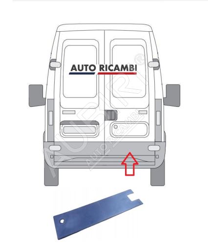 Rammschutzleiste Iveco Daily 2000-2006 Hecktür, rechts