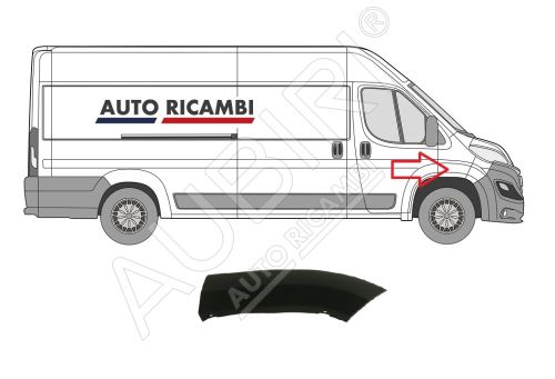 Rammschutzleiste Fiat Ducato ab 2014 rechts, Kotflügelleiste