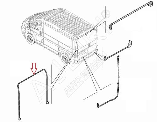 Hecktür Dichtung Fiat Ducato, Jumper, Boxer ab 2006 - H1