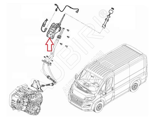 Schalthebelkulisse Fiat Ducato ab 2021 2.2D