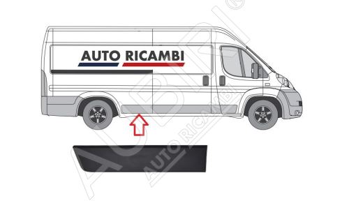 Rammschutzleiste Fiat Ducato ab 2006 rechts, vor dem Hinterrad, 80cm