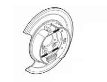 Bremsbackensatz Fiat Ducato ab 2006 links, Komplett (1)