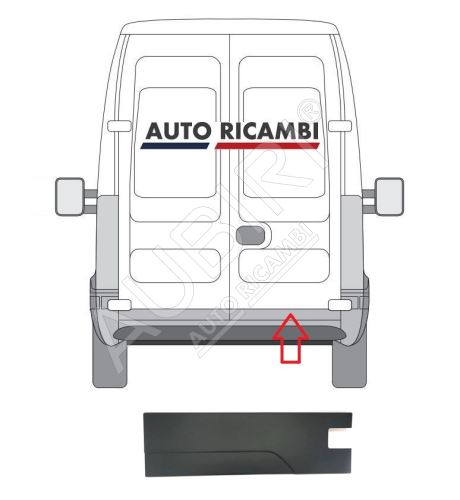 Rammschutzleiste Iveco Daily 2006-2014 Hecktür, rechts