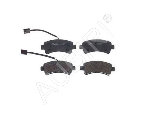 Bremsbeläge Fiat Ducato ab 2006 hinten, 2- Sensoren, 20Q, Typ Brembo