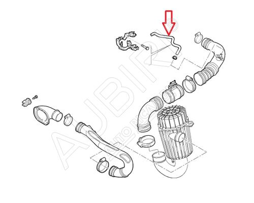 Motorentlüftungsschlauch Fiat Ducato 2006-2014 2.3D