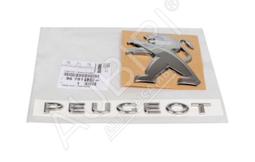 Schriftzug, Emblem "Peugeot" Peugeot Partner Tepee 2008-2018 hinten