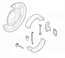 Bremsbackensatz Fiat Ducato ab 2006 rechts, Komplett (2)