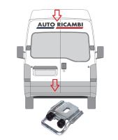 Schlossfalle Renault Master 1998-2010 obere/untere links für Hecktür