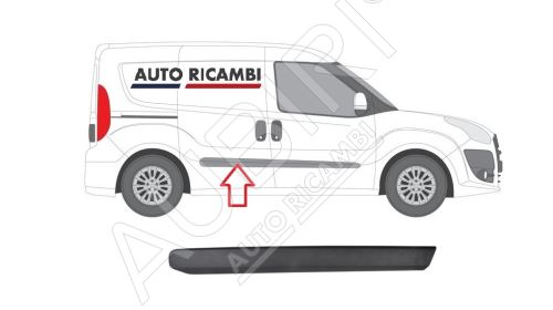 Rammschutzleiste Fiat Doblo ab 2010 rechts, Hecktür