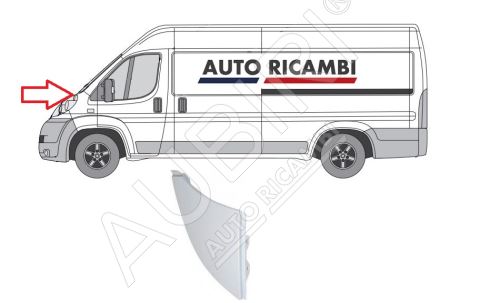 Rammschutzleiste Fiat Ducato 2006-2014 links über dem Scheinwerfer