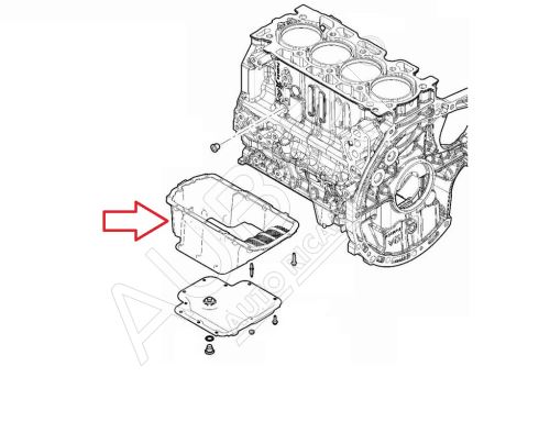 Ölwanne Citroën Jumpy, Expert ab 2016, Fiat Scudo ab 2022 1.5/1.6D