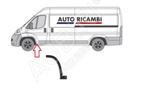 Rammschutzleiste Fiat Ducato ab 2006 links, Kotflügelleiste