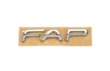 Schriftzug, Emblem „FAP“ Peugeot Partner, Berlingo 2010-2018 hinten