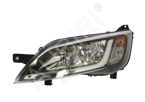 Scheinwerfer vorne Fiat Ducato ab 2014 links H7+H7 schwarzer Rahmen ohne LED