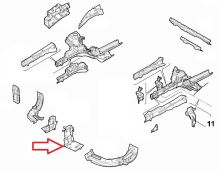 Frontverstärkungshalter Fiat Doblo 2015-2022 links (1)