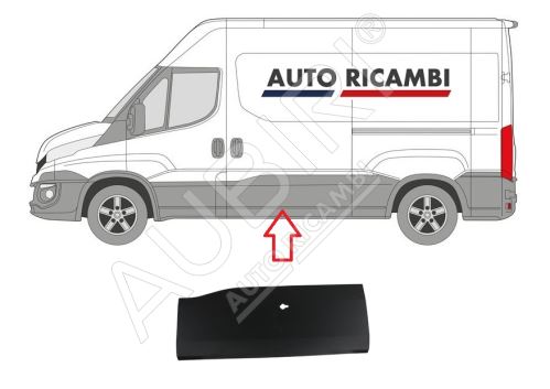 Rammschutzleiste Iveco Daily ab 2014 links, Mittelteil (3520/4100)