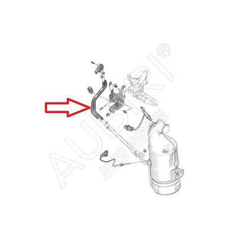 DPF-Differenzdrucksensorschläuche Citroën Berlingo, Partner 2008-2016 1.6HDi