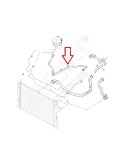 Kühlschlauch Citroën Berlingo, Partner ab 2018 1.6 VTi aus Reservoir